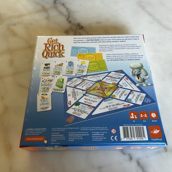 ✨NEVER OPEN BOX✨ Familly game board Get rich quick - Picture 2 of 5
